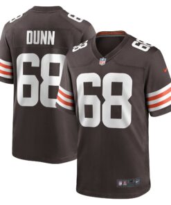 Michael Dunn Cleveland Browns  Game Jersey  Brown