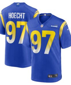 Michael Hoecht Los Angeles Rams  Game Player Jersey  Royal