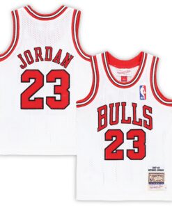 Michael Jordan Chicago Bulls Mitchell &amp Ness Toddler 199798 Hardwood Classics Authentic Jersey - White