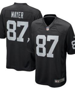 Michael Mayer Las Vegas Raiders  2023 NFL Draft Pick Game Jersey  Black