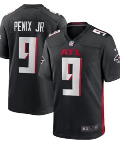 Michael Penix Jr. Atlanta Falcons  2024 NFL Draft First Round Pick Player Game Jersey  Black