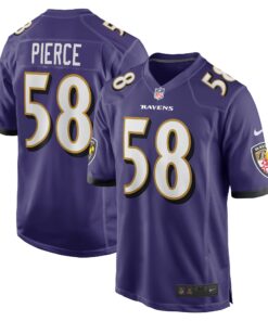 Michael Pierce Baltimore Ravens  Player Game Jersey  Purple