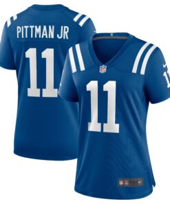 Michael Pittman Jr. Indianapolis Colts  Women_s Game Player Jersey  Royal