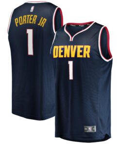 Michael Porter Jr. Denver Nuggets Fanatics 202021 Fast Break Replica Jersey - Icon Edition - Navy