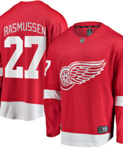 Michael Rasmussen Detroit Red Wings Fanatics Home Breakaway Player Jersey  Red