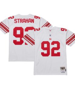 Michael Strahan New York Giants Mitchell amp Ness Legacy Replica Jersey  White