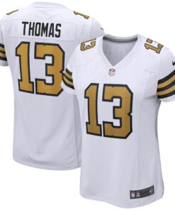 Michael Thomas New Orleans Saints  Women_s Alternate Game Jersey  White