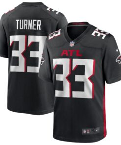 Michael Turner Atlanta Falcons  Game Retired Player Jersey  Black