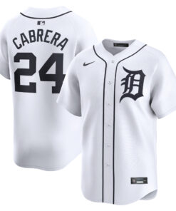 Miguel Cabrera Detroit TigersHome Limited Player Jersey  White