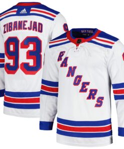Mika Zibanejad New York Rangers Away Primegreen Authentic Player Jersey  White