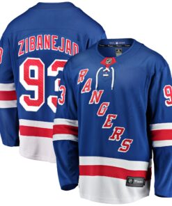 Mika Zibanejad New York Rangers Fanatics Premier Breakaway Player Jersey  Royal