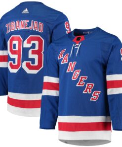 Mika Zibanejad New York Rangers Home Primegreen Authentic Player Jersey  Blue