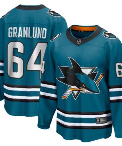 Mikael Granlund San Jose Sharks Fanatics Home Breakaway Jersey  Teal