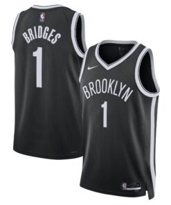 Mikal Bridges Brooklyn Nets Unisex Swingman Jersey - Icon Edition - Black