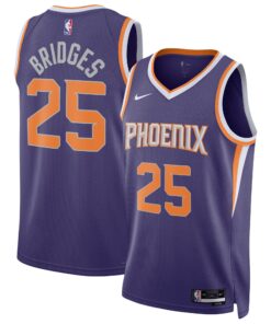 Mikal Bridges Phoenix Suns Unisex Swingman Jersey - Icon Edition - Purple