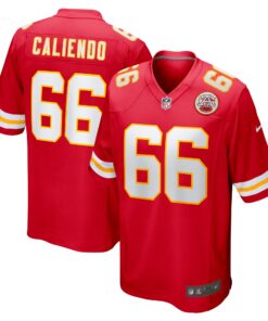 Mike Caliendo Kansas City Chiefs  Game Player Jersey  Red