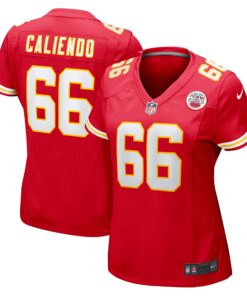 Mike Caliendo Kansas City Chiefs  Women_s Game Player Jersey  Red