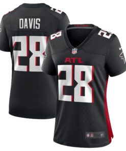 Mike Davis Atlanta Falcons  Women_s Game Player Jersey  Black