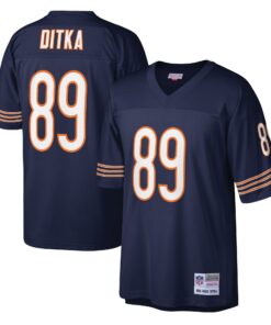 Mike Ditka Chicago Bears Mitchell amp Ness Legacy Replica Jersey  Navy