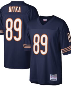 Mike Ditka Chicago Bears Mitchell amp Ness Retired Player Legacy Replica Jersey  Navy