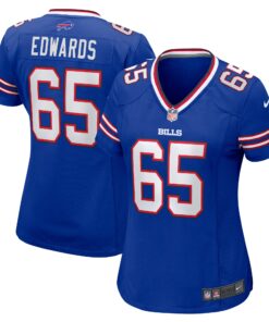 Mike Edwards Buffalo Bills  Women_s Game Jersey   Royal