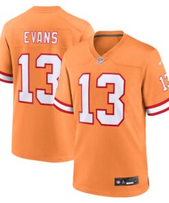 Mike Evans Tampa Bay Buccaneers  Throwback Game Jersey  Orange