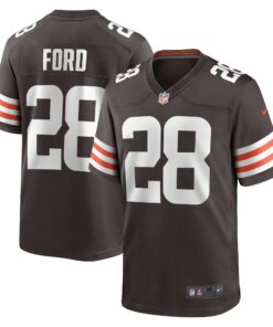 Mike Ford Cleveland Browns  Team Game Jersey   Brown