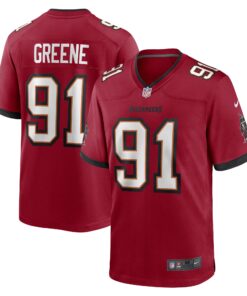 Mike Greene Tampa Bay Buccaneers  Game Player Jersey  Red