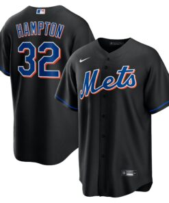 Mike Hampton New York Mets2022 Alternate Replica Player Jersey  Black