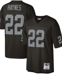 Mike Haynes Las Vegas Raiders Mitchell amp Ness Legacy Replica Jersey  Black