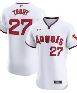 Mike Trout Los Angeles AngelsAlternate Elite Player Jersey  White