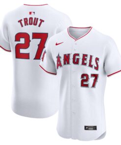 Mike Trout Los Angeles AngelsHome Elite Player Jersey  White