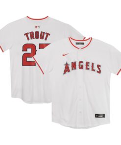 Mike Trout Los Angeles AngelsPreschool Home Game Jersey  White