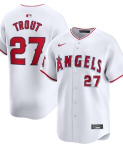 Mike Trout Los Angeles AngelsYouth Home Limited Player Jersey  White