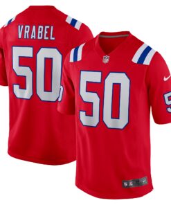 Mike Vrabel New England Patriots  Retired Player Alternate Game Jersey  Red