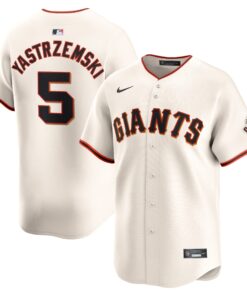 Mike Yastrzemski San Francisco GiantsHome Limited Player Jersey  Cream