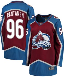 Mikko Rantanen Colorado Avalanche Fanatics Women_s Breakaway Player Jersey  Burgundy