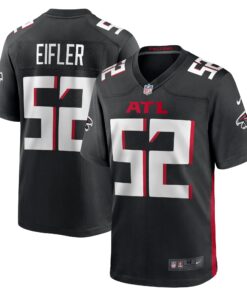 Milo Eifler Atlanta Falcons   Game Jersey   Black 1