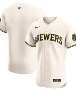 Milwaukee BrewersHome Elite Jersey  Cream