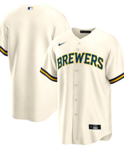 Milwaukee BrewersHome Replica Team Jersey  Cream