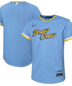 Milwaukee BrewersPreschool City Connect Replica Team Jersey  Powder Blue