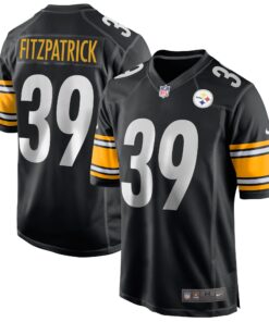 Minkah Fitzpatrick Pittsburgh Steelers  Game Jersey  Black 1