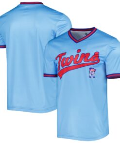 Minnesota Twins Stitches Cooperstown Collection Team Jersey  Light Blue