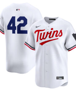  Minnesota Twins2024 Jackie Robinson Day Home Limited Jerseynbspâ€“ White