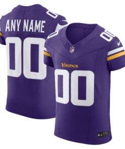 Minnesota Vikings  Vapor F.U.S.E. Elite Custom Jersey  Purple