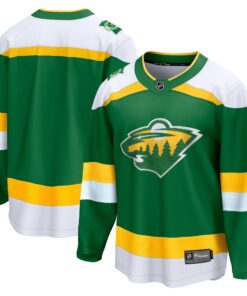  Minnesota Wild Fanatics Alternate Premier Breakaway Jerseynbspâ€“ Green