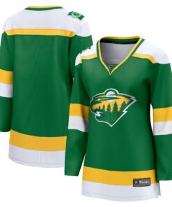  Minnesota Wild Fanatics Women_s Alternate Premier Breakaway Jerseynbspâ€“ Green