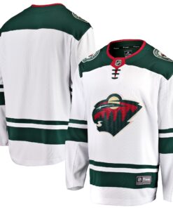 Minnesota Wild Fanatics Youth Away Breakaway Jersey  White