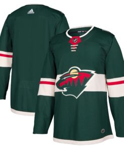 Minnesota Wild Home Authentic Blank Jersey  Green