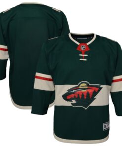 Minnesota Wild Youth Home Premier Blank Jersey  Green